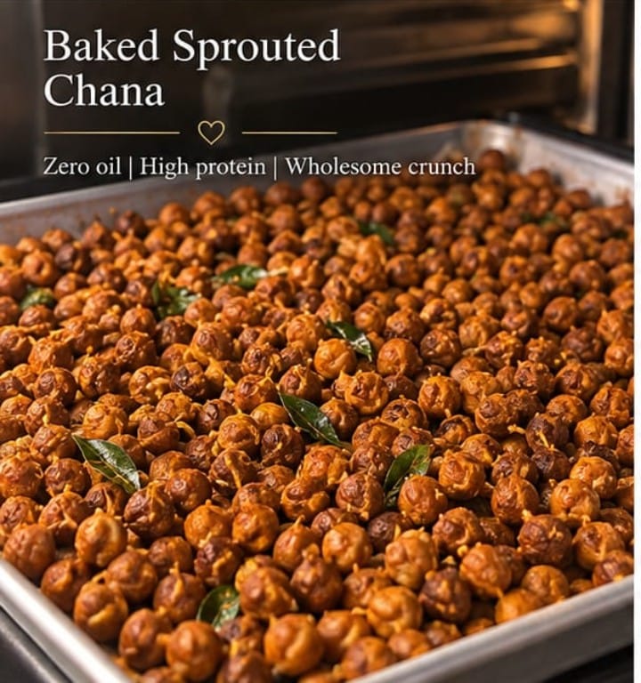 Baked Sprouted Chana