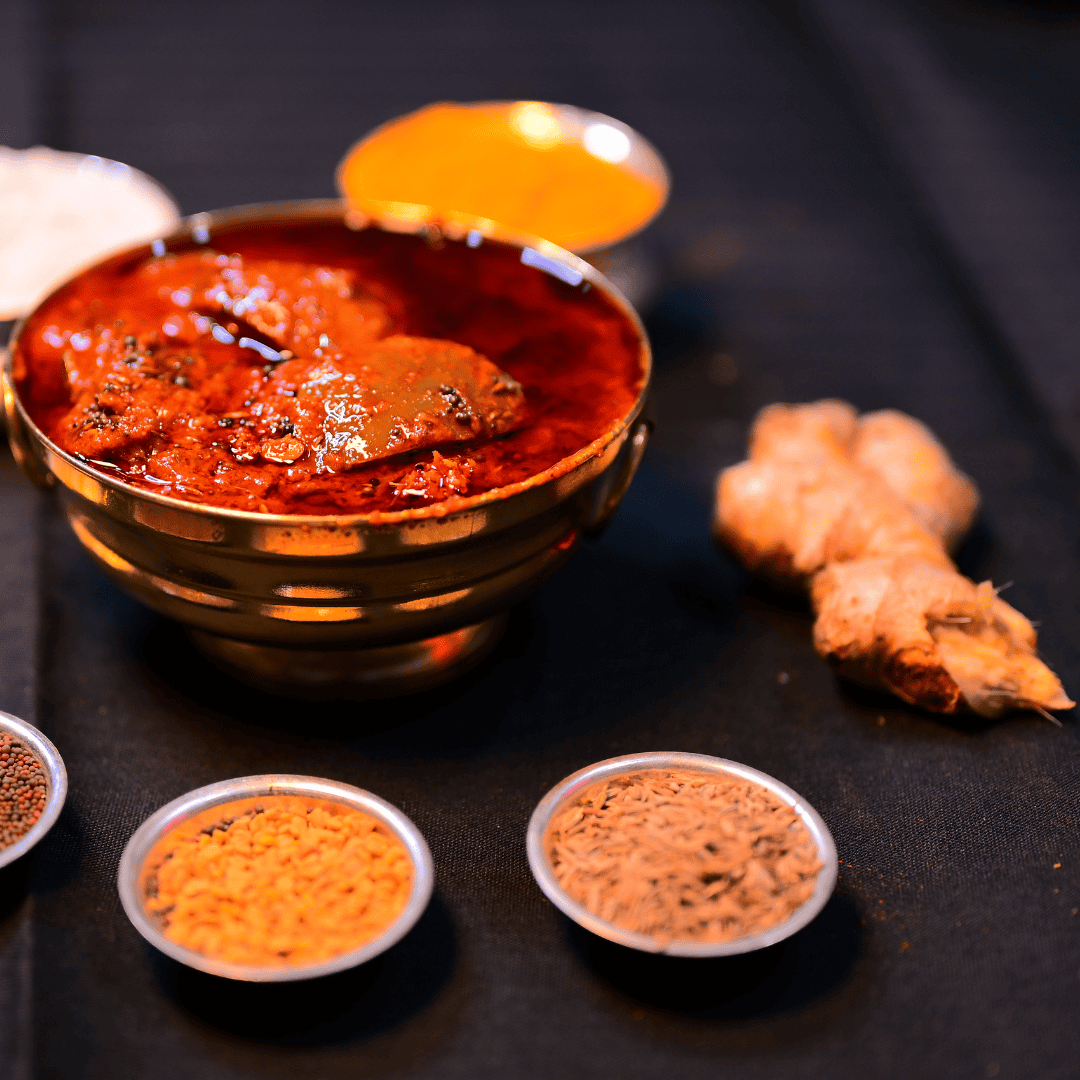 Allam avakay/ ginger mango pickle