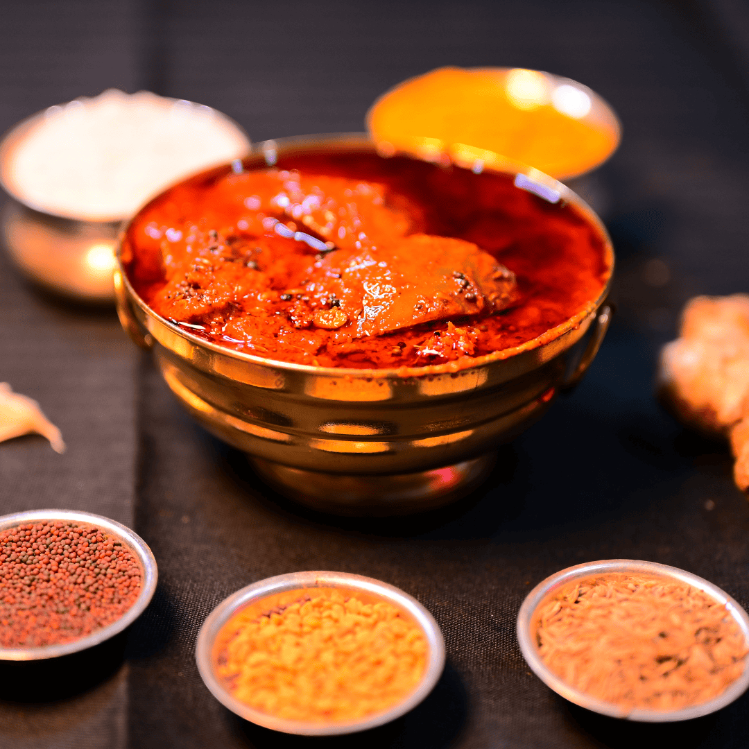 Allam avakay/ ginger mango pickle