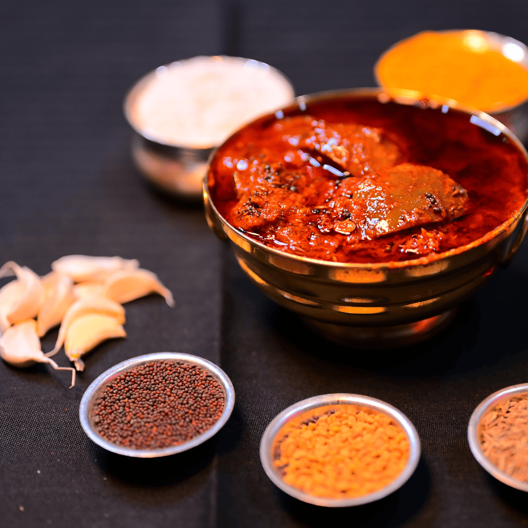 Allam avakay/ ginger mango pickle