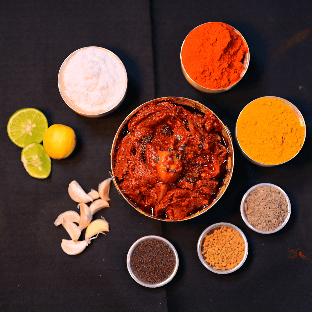 Nimmakaya Pachadi, also known as lemon or lime pickle