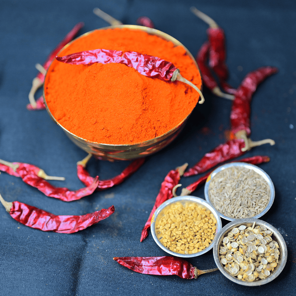 Kura karam/ seasoned chilli powder