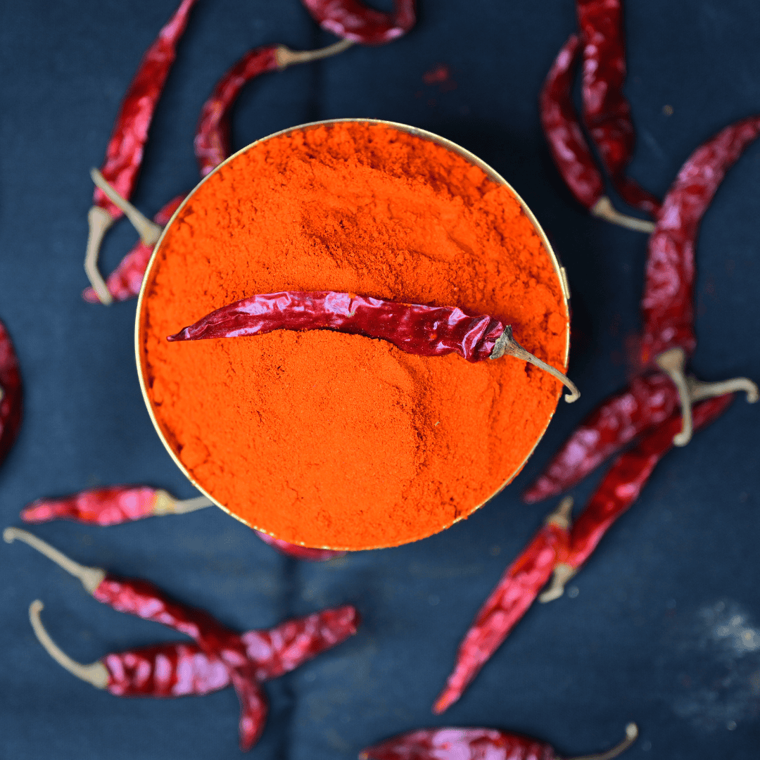 Kura karam/ seasoned chilli powder