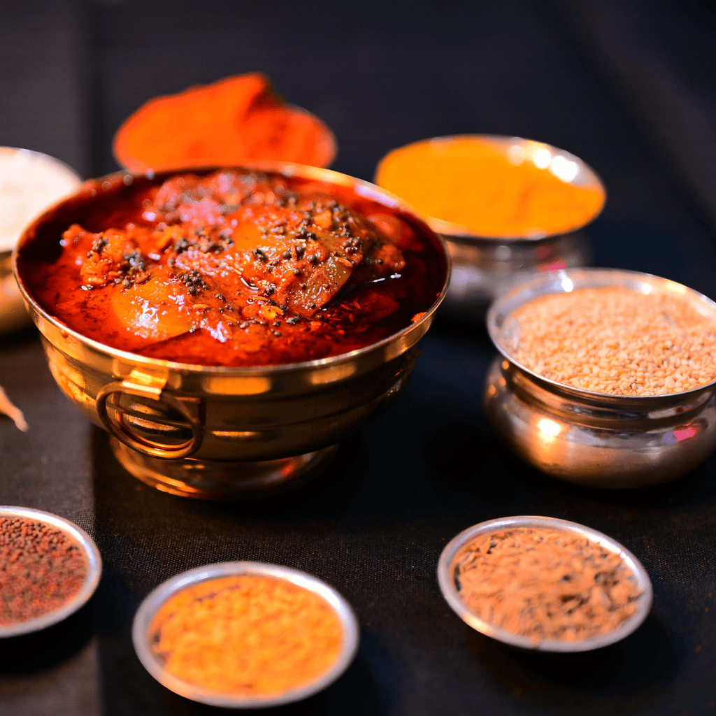 nuvvula avakay/ sesame mango