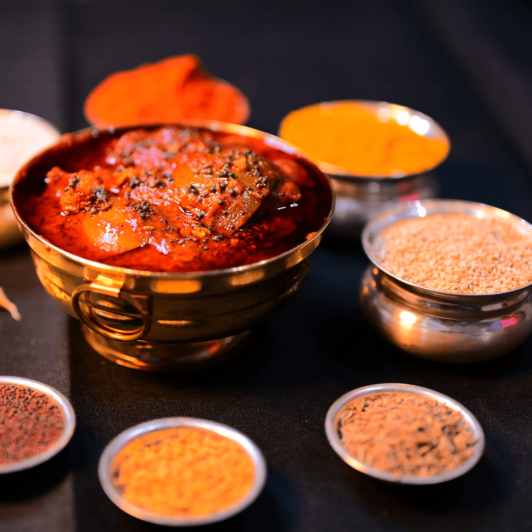 nuvvula avakay/ sesame mango