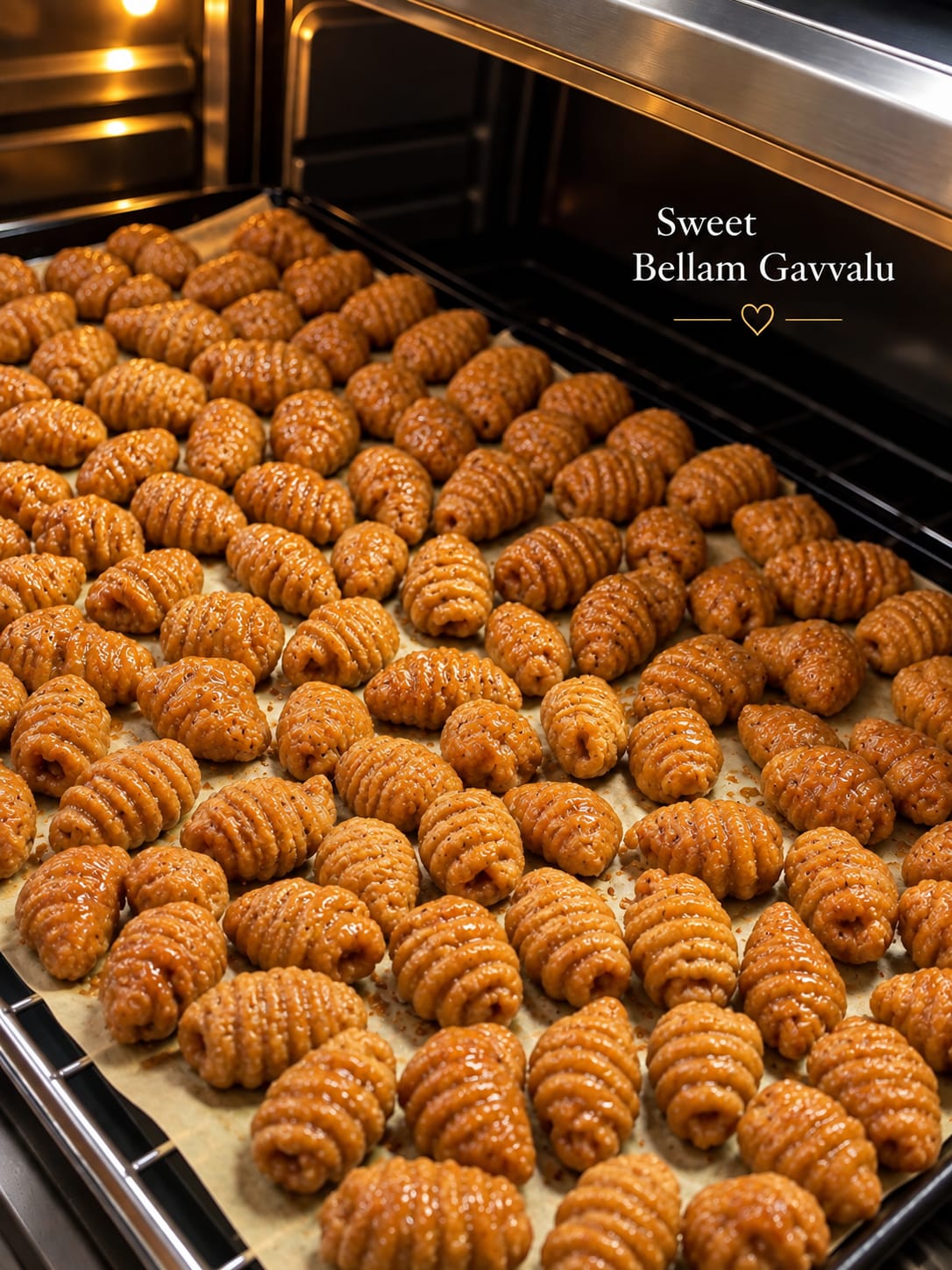 Baked Sweet Gavvalu